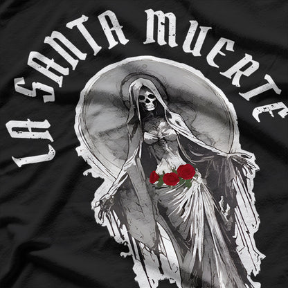 La Santa Muerte Saints of Holy Death Statue T-Shirt