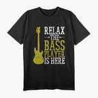 Bass Player: The Backbone of Music - Guitarist School Vibes T-Shirt