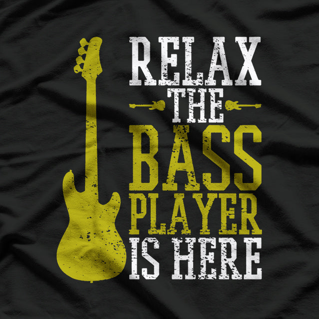 Bass Player: The Backbone of Music - Guitarist School Vibes T-Shirt