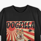 Funny Retro Dogzilla Shiba Inu T-Shirt
