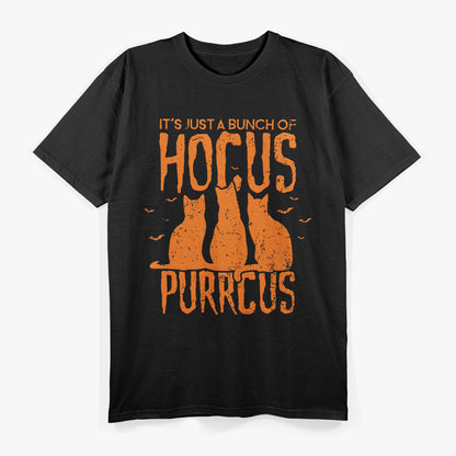 Hocus Purrcus Pocus Halloween Witch Cats T-Shirt