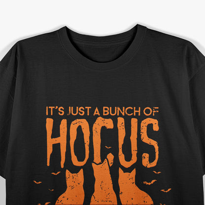 Hocus Purrcus Pocus Halloween Witch Cats T-Shirt