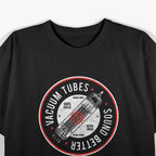 Retro Analog Audio Vacuum Tube Guitar Bass Cool Gift T-Shirt