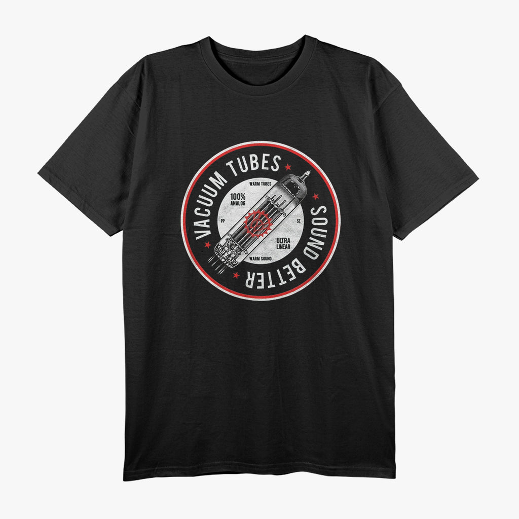 Retro Analog Audio Vacuum Tube Guitar Bass Cool Gift T-Shirt