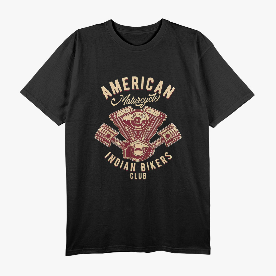 Native American Motorcycle Indian Bikers T-Shirt