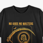 No Gods, No Masters Satanic Tarot Death Card T-Shirt
