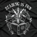 Reading Is Fun Baphomet Goat with a Dark Twist T-Shirt
