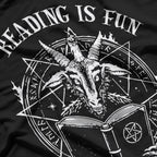 Reading Is Fun Baphomet Goat with a Dark Twist T-Shirt