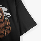 Retro Alien and Bigfoot: The Ultimate Cryptid Encounter T-Shirt