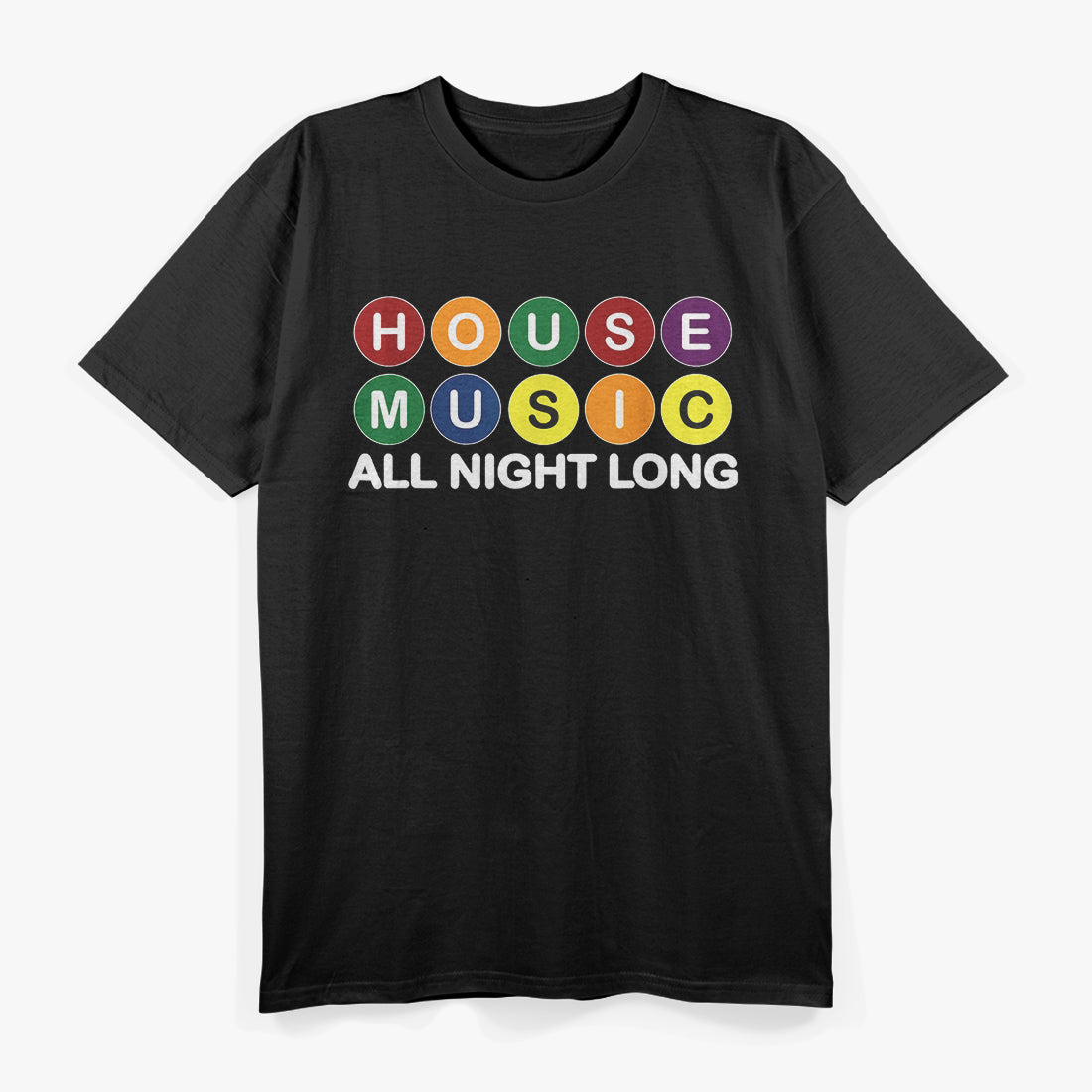 Retro Style House Music A Groove Through the Decades T-Shirt