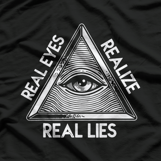 All-Seeing Eye Mysterious Funny Illuminati T-Shirt