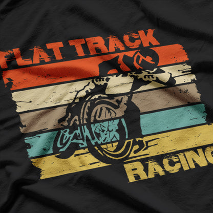 Vintage Flat Track Motorcycle Racing Speedway T-Shirt