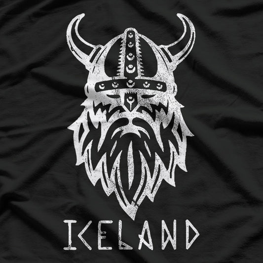 Vintage Viking of Iceland: Celebrating Nordic Heritage T-Shirt