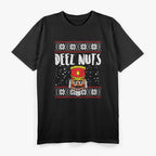 Deez Nuts Nutcracker Funny Ugly Christmas Meme T-Shirt