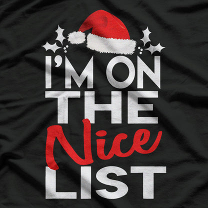 Let's Get Lit Funny Christmas Santa Hat T-Shirt