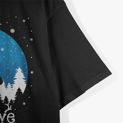 Believe Big Foot Christmas Funny T-Shirt