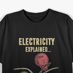 Funny Electricity explained Ohm' Law Graphics Design Gift T-Shirt