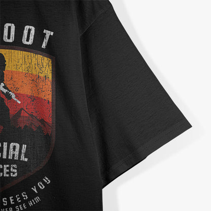 Funny Bigfoot Tactical Special Forces T-Shirt