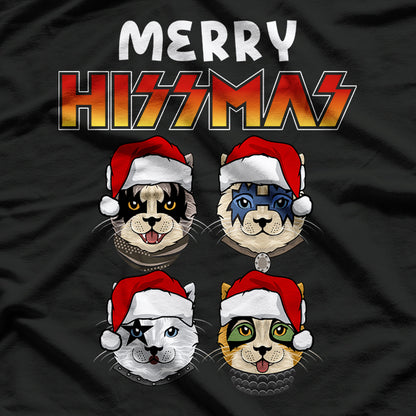 Christmas Cat 'Merry HISSmas' T-Shirt