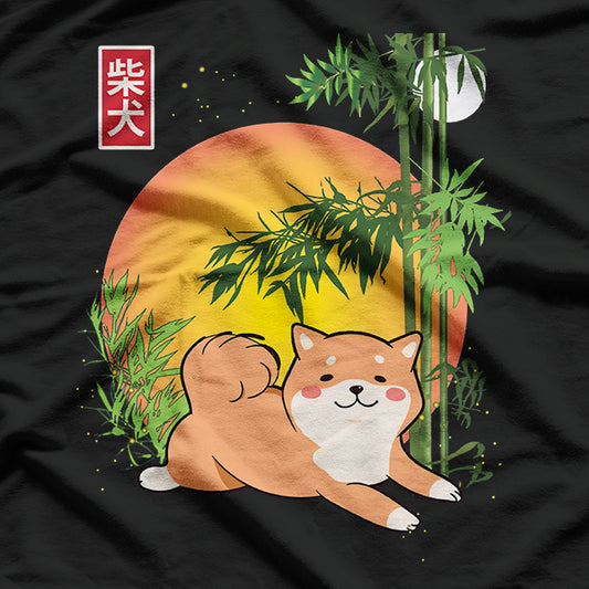 Shiba Inu With Bamboo T-Shirt