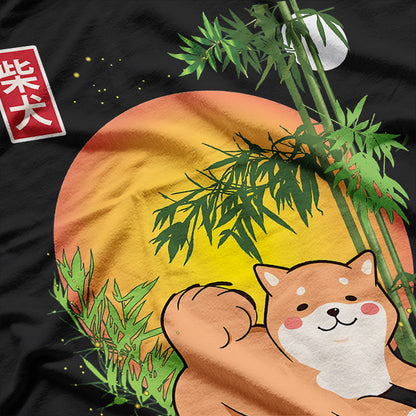 Shiba Inu With Bamboo T-Shirt