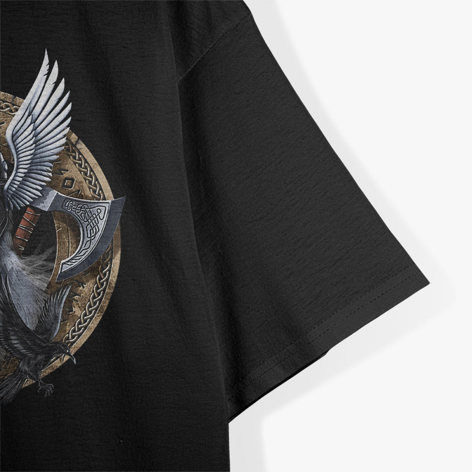 Norse God Odin: The Allfather of Vikings and Norse Mythology T-Shirt