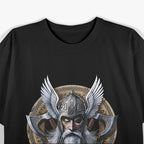 Norse God Odin: The Allfather of Vikings and Norse Mythology T-Shirt