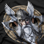 Norse God Odin: The Allfather of Vikings and Norse Mythology T-Shirt