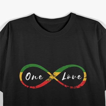 Rasta Reggae One Love – Celebrate Jamaican Pride and Hippie Music T-Shirt