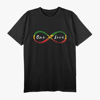 Rasta Reggae One Love – Celebrate Jamaican Pride and Hippie Music T-Shirt