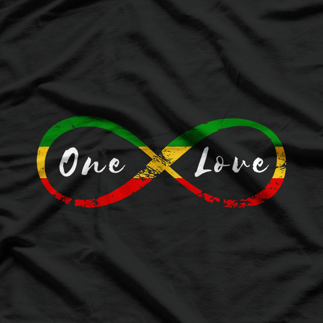 Rasta Reggae One Love – Celebrate Jamaican Pride and Hippie Music T-Shirt