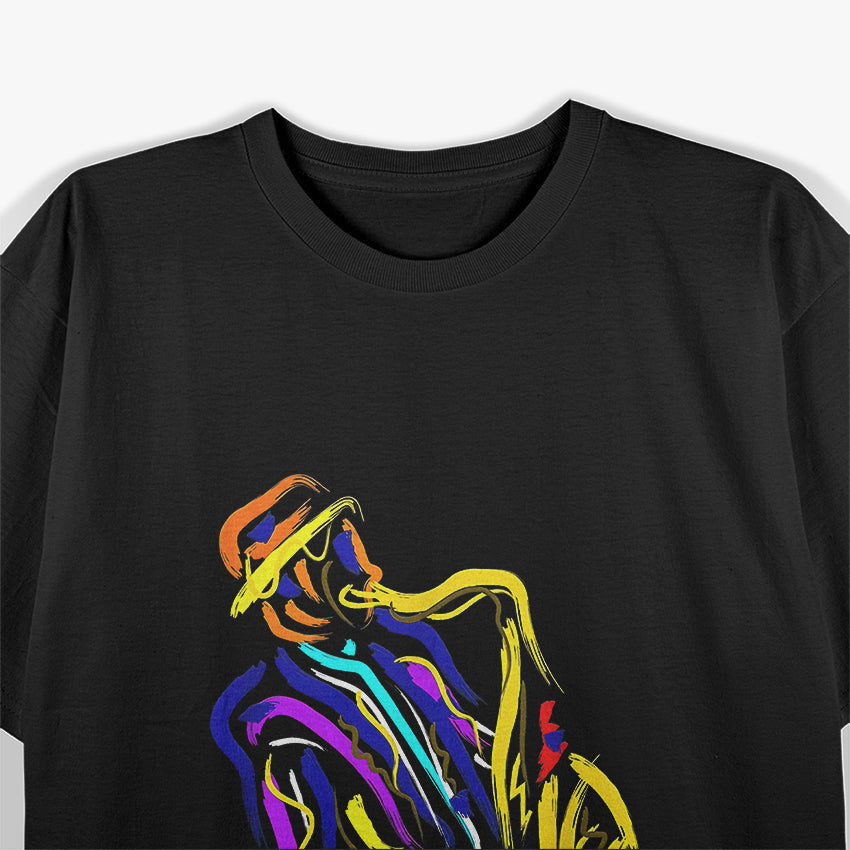 Saxophonist Jazz Musician T-Shirt