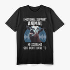 Screaming Goat Emotional Support Animal T-Shirt