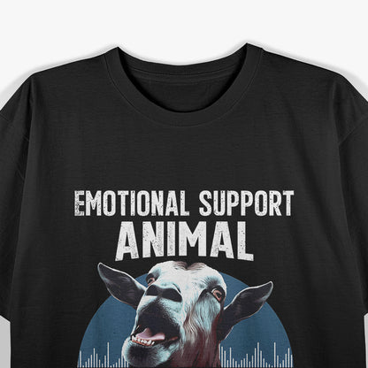 Screaming Goat Emotional Support Animal T-Shirt