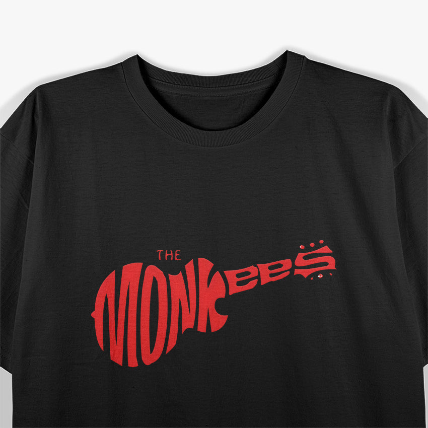 The Monkees Guitar Vintage Rock Vibes T-Shirt