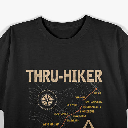 Thru Hiker, Appalachian Trail Hiking T-Shirt