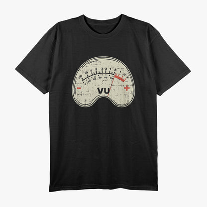 Vu Meter Recording-Level Sound-Engineer Mixing Music T-Shirt