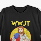 What Would Jesus Throw WWJT Funny Jesus Christian T-Shirt