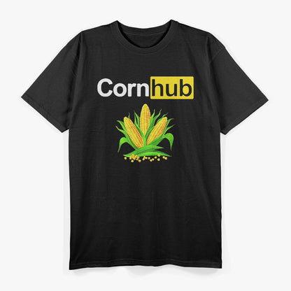 Tasteful Corn Hub Funny Meme T-Shirt