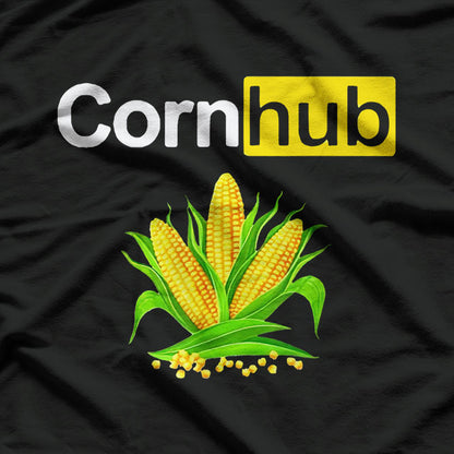 Tasteful Corn Hub Funny Meme T-Shirt