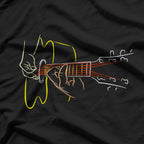 Acoustic Guitar Player For the Great Guitarists and Bands T-Shirt