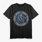 Celtic Wolf and Moon A Mystical Guardian of the Night T-Shirt