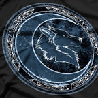 Celtic Wolf and Moon A Mystical Guardian of the Night T-Shirt