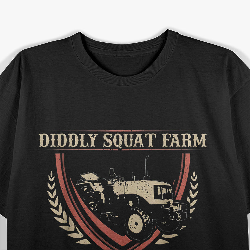 Diddly Squat Farm Speed And Power Tractor Farmer T-Shirt