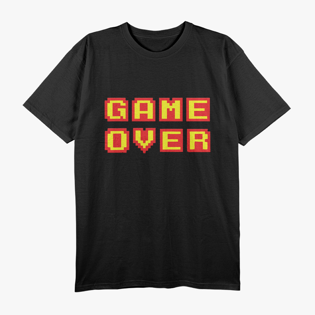 Game Over Vintage Retro Video Games Gaming T-Shirt