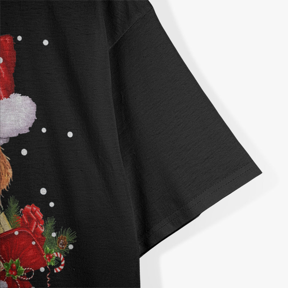 Golden Retriever Dog Christmas Holiday T-Shirt