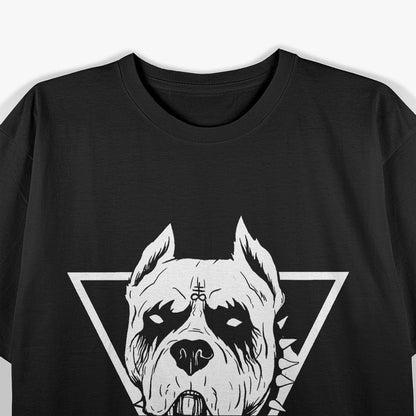 Gothic Pitbull, Dog Lovers T-Shirt