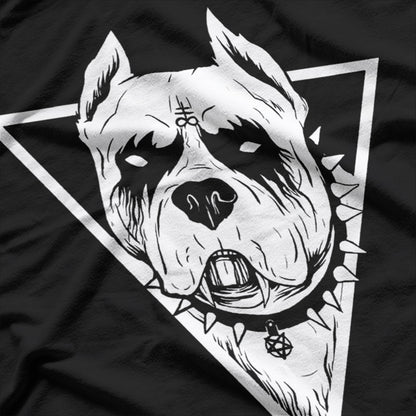 Gothic Pitbull, Dog Lovers T-Shirt