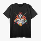 Great Pool Billiards Player – Skull Design with Billiard Cue Ball T-Shirt