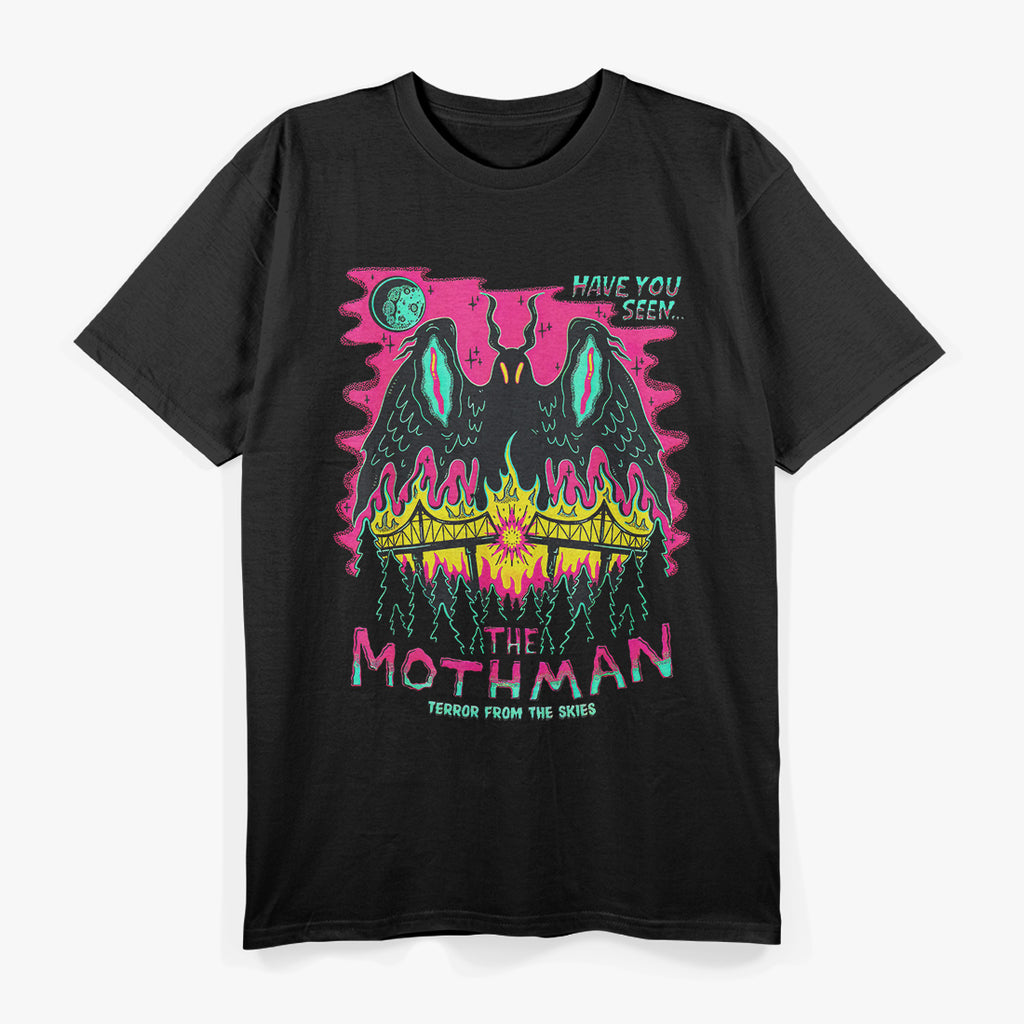Have You Seen the Mothman? Terror from the Skies for Witches and Believers T-Shirt